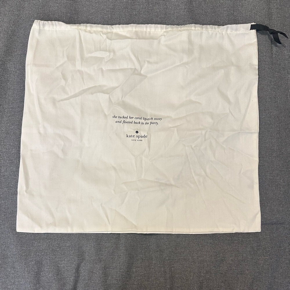Kate Spade Drawstring Dust Storage Bag with Logo